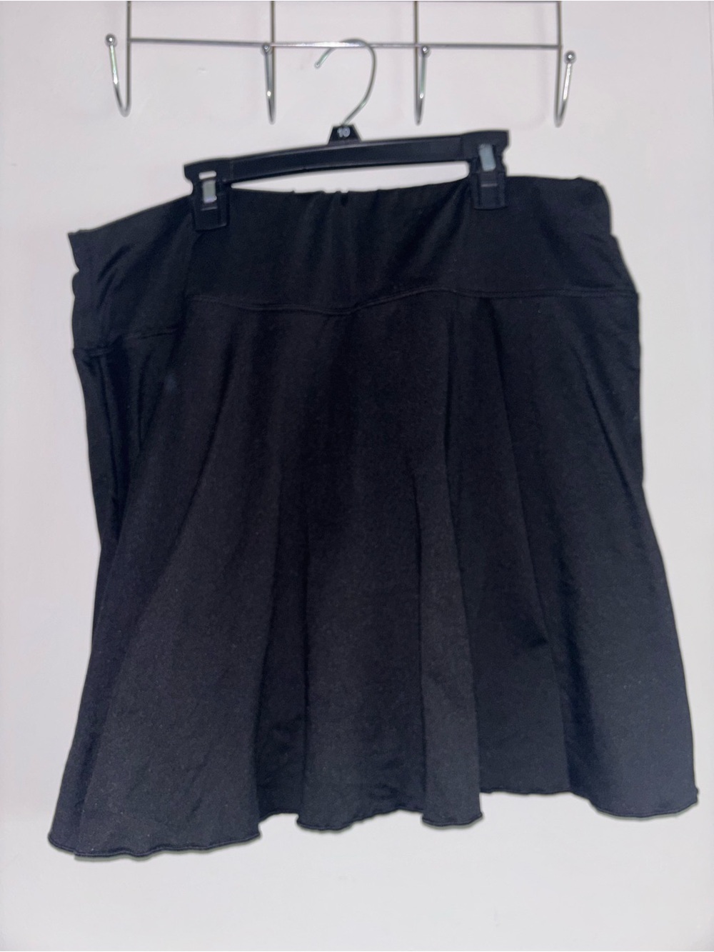 Women's Black Flared Skort - Classic Everyday Style